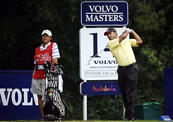 NUMMER ETT  Helt otippade indiern Jeev Milkha Singh vann årets Volvo Masters på Valderrama, genom att på sista rundan hålla undan för inte minst Sergio García. Foto: Volvo Masters